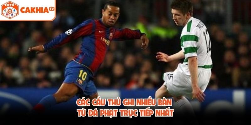 Các Cầu Thủ Ghi Nhiều Bàn Từ Đá Phạt Trực Tiếp Nhất 